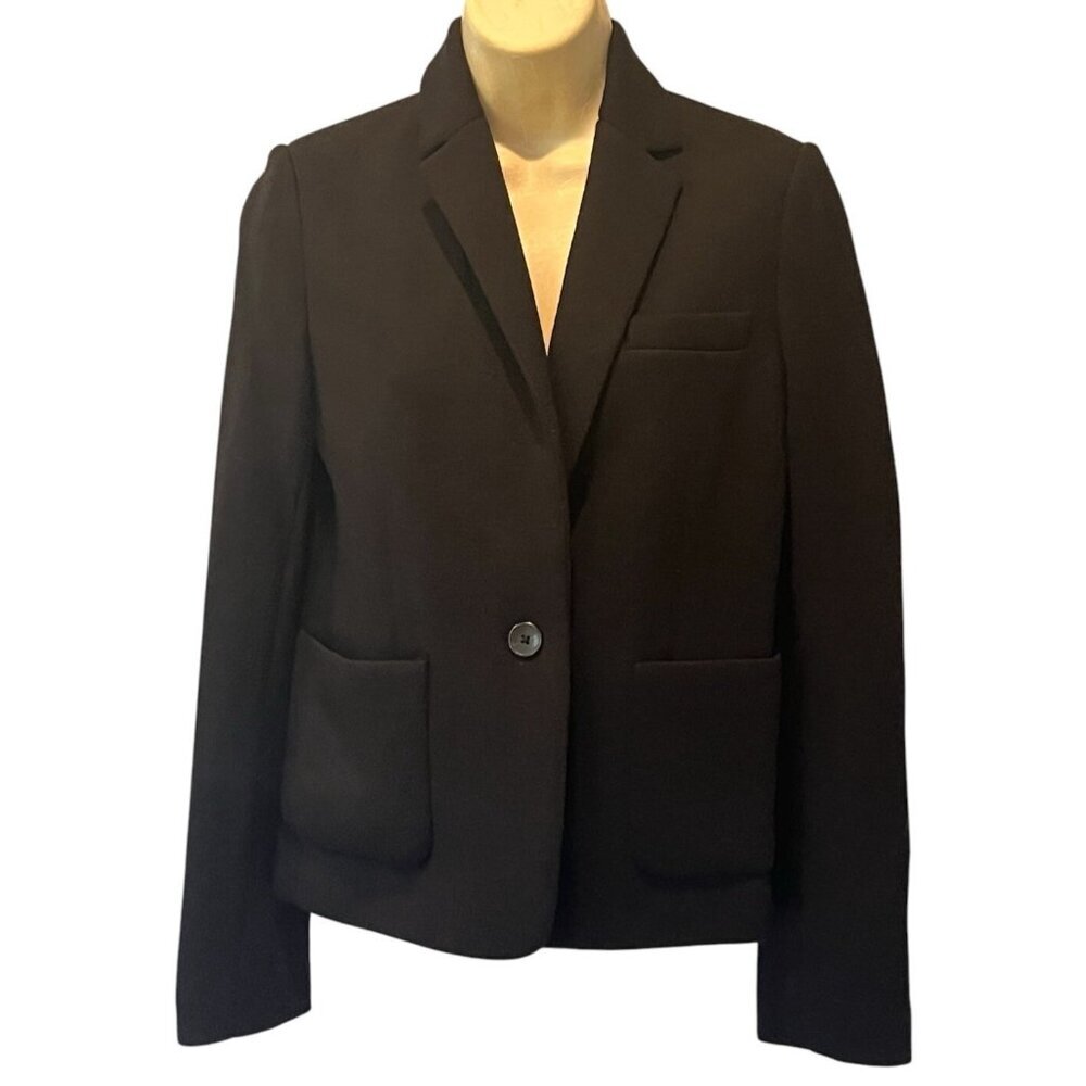 New Vince Black Single Button Patch Pockets Stret… - image 2